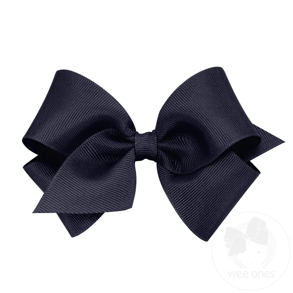 Small Classic Grosgrain Hair Bow MANY COLORS - Image 11
