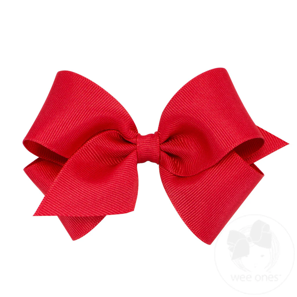 Small Classic Grosgrain Hair Bow MANY COLORS - Image 13