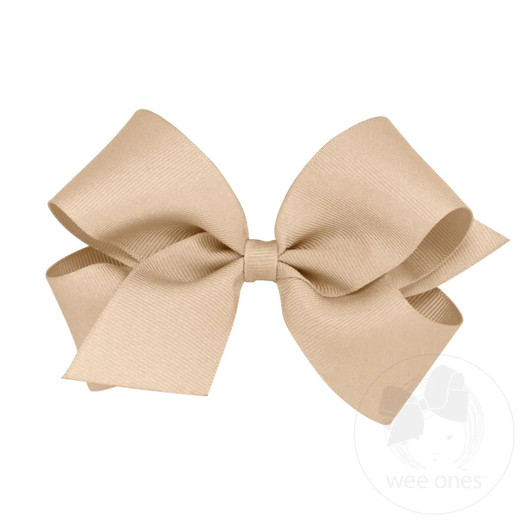 Wee Ones Medium Classic Grosgrain Hair Bow MANY COLORS - Image 14