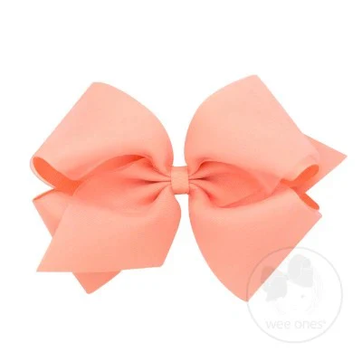 Wee Ones Medium Classic Grosgrain Hair Bow MANY COLORS - Image 19